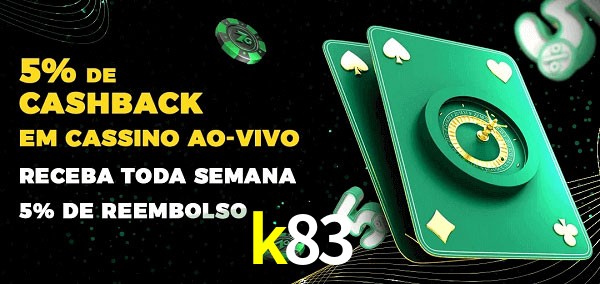 Promoções do cassino ao Vivo k83